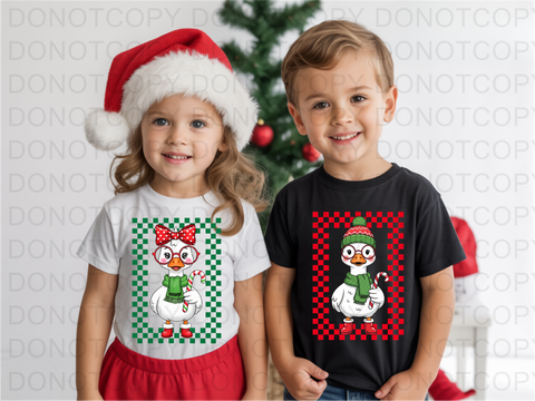 Christmas Goose DTF or Sublimation Transfer