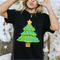 Christmas Trees Doodle DTF or Sublimation Transfer