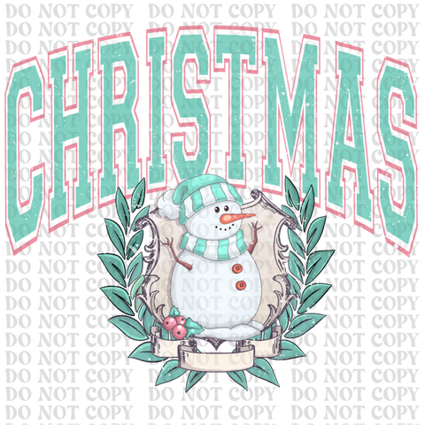 Christmas Varsity DTF or Sublimation Transfer