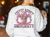 Coffee Addict University DTF or Sublimation Transfer