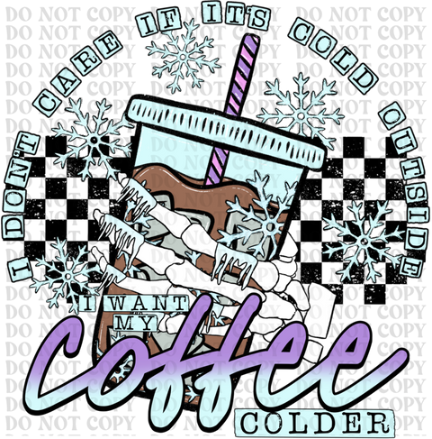 Coffee Colder DTF or Sublimation Transfer