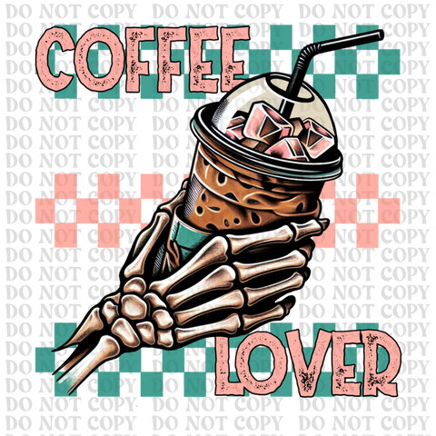 Coffee Lover DTF or Sublimation Transfer