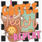 Coffee Teach Repeat DTF or Sublimation Transfer