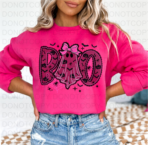 Coquette Boo DTF or Sublimation Transfer