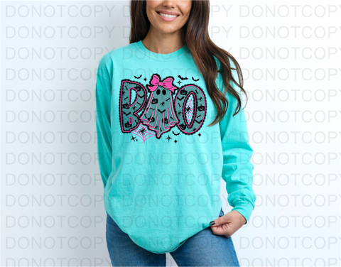 Coquette Boo DTF or Sublimation Transfer
