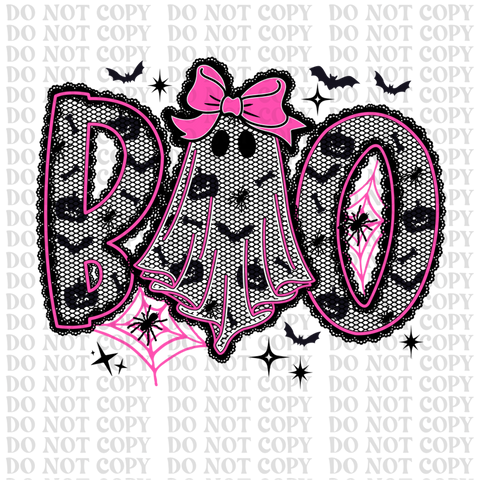 Coquette Boo DTF or Sublimation Transfer