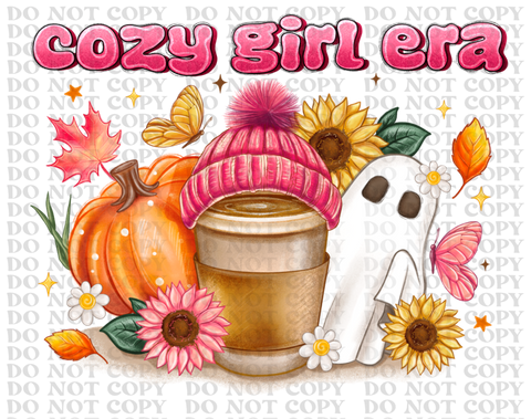 Cozy Girl Era DTF or Sublimation Transfer