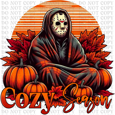 Horror Cozy Season DTF or Sublimation Transfer
