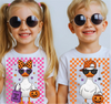 Trick Or Treat Boy or Girl Duck DTF or Sublimation Transfer