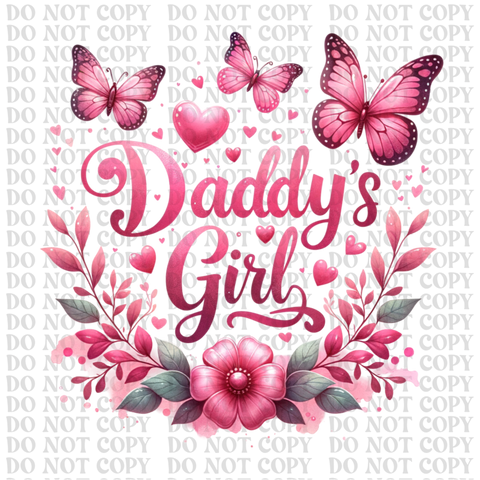 Daddys Girl DTF or Sublimation Transfer