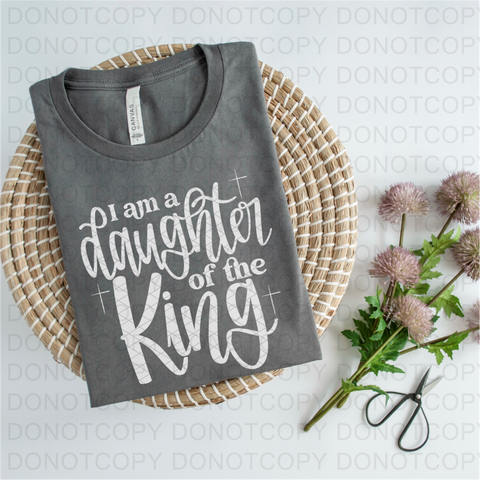 Daughter of a King DTF or Sublimation Transfer