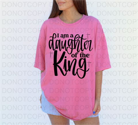 Daughter of a King DTF or Sublimation Transfer