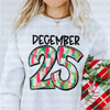 December 25th DTF or Sublimation Transfer