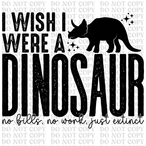 Dinosaur DTF or Sublimation Transfer