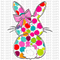 Dotted Bunny DTF or Sublimation Transfer