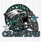 Eagles Rhinestone DTF or Sublimation Transfer