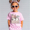 Girl Easter Name Plate DTF or Sublimation Transfer