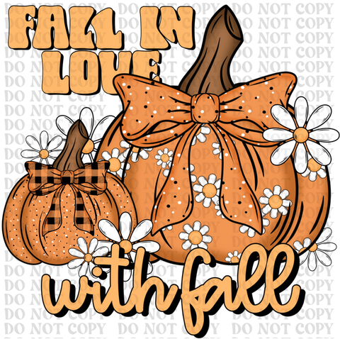 FALL In Love DTF or Sublimation Transfer