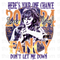 Fancy Don't Let Me Down Reba SB Purple Sublimation or DTF Transfer