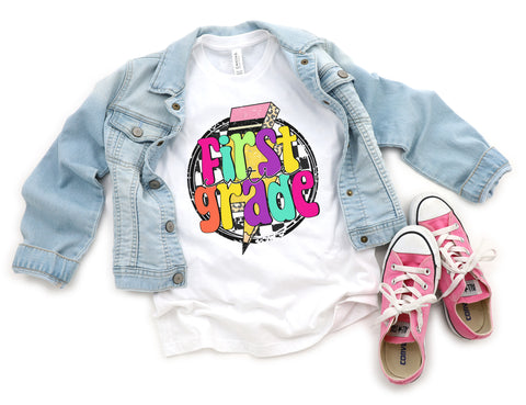 First Grade Cutie Sublimation Or DTF Transfer