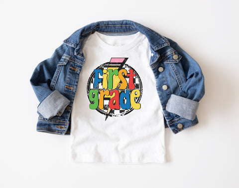First Grade Dude Sublimation Or DTF Transfer