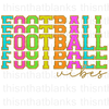 Football Vibes Sublimation Or DTF Transfer