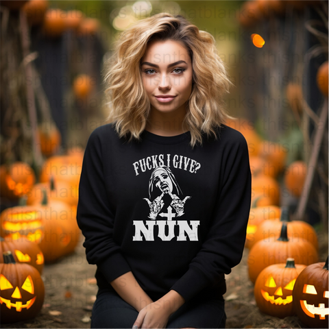 F***s I Give, Nun DTF or Sublimation Transfer