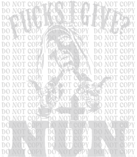 F***s I Give, Nun DTF or Sublimation Transfer