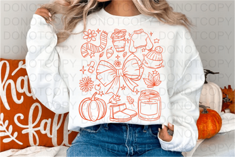 Fall Collage DTF or Sublimation Transfer