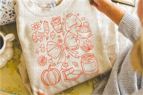 Fall Collage DTF or Sublimation Transfer