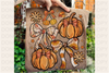 Fall Floral Pumpkin DTF or Sublimation Transfer