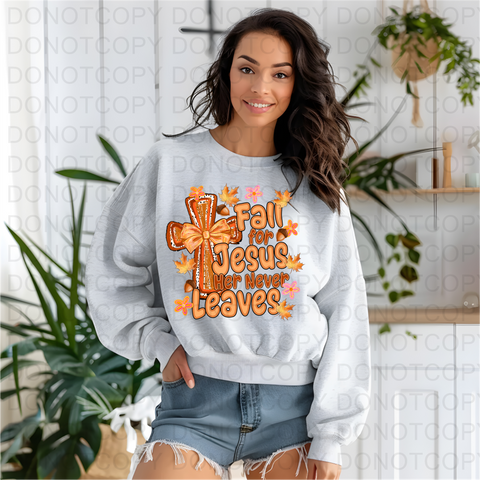 Fall For Jesus DTF or Sublimation Transfer