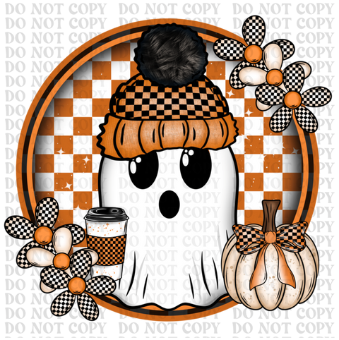 Fall Ghost Options DTF or Sublimation Transfer