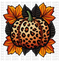 Holographic Leopard Pumpkin DTF or Sublimation Transfer