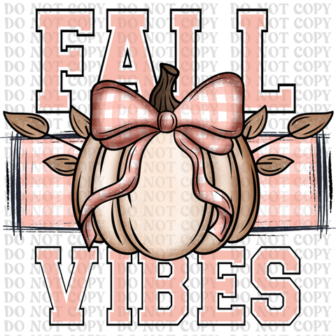 Fall Vibes DTF or Sublimation Transfer
