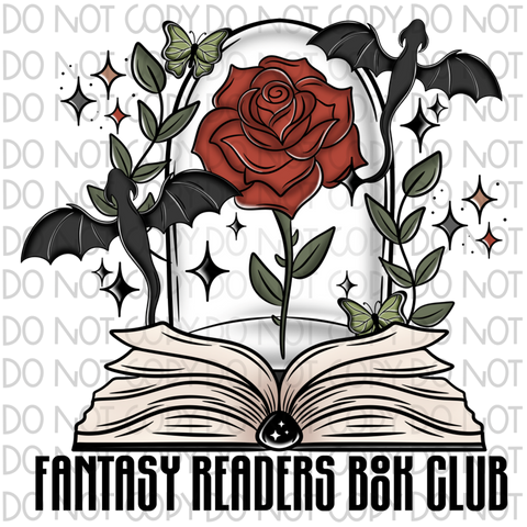 Fantasy Readers DTF or Sublimation Transfer