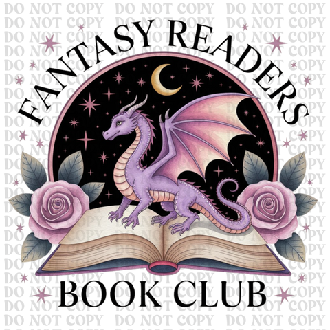 Fantasy Readers DTF or Sublimation Transfer