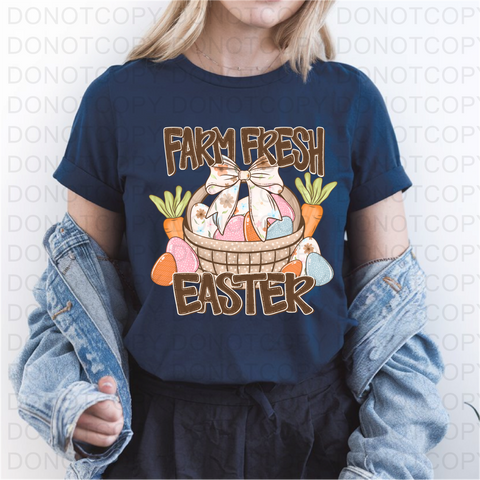 Farm Fresh Easter DTF or Sublimation Transfer