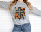 Floral Cross DTF or Sublimation Transfer