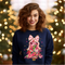 Pink Christmas Trees Multiple Options DTF or Sublimation Transfer