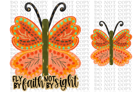 Fly By Faith DTF or Sublimation Transfer