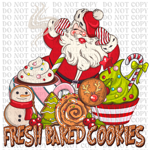 Fresh Baked Cookies DTF or Sublimation Transfer
