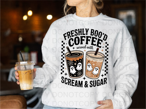 Freshly Boo'd DTF or Sublimation Transfer