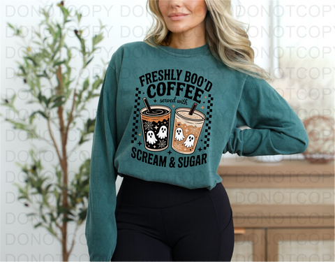 Freshly Boo'd DTF or Sublimation Transfer