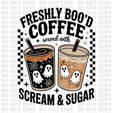 Freshly Boo'd DTF or Sublimation Transfer