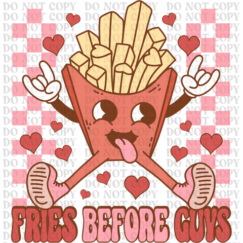 Fries Before Guys DTF or Sublimation Transfer