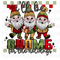 I'll Be Gnome For Christmas Sublimation or DTF Transfer