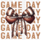 Game Day Football Bow DTF or Sublimation Transfer