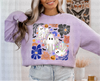 Ghost Boho Floral DTF or Sublimation Transfer