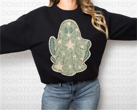 Ghost Stitches DTF or Sublimation Transfer